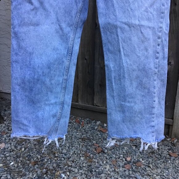 Nuuds jeans women’s 34 distressed blue denim straight curvy pants cotton - Picture 3 of 8